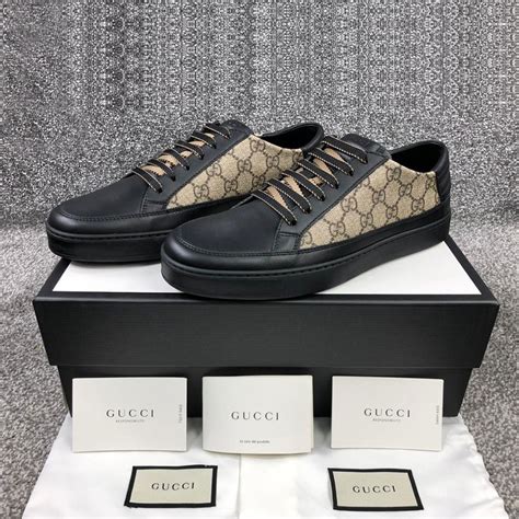 gucci common low gg supreme trainers|Gucci Common GG Supreme Black Men's .